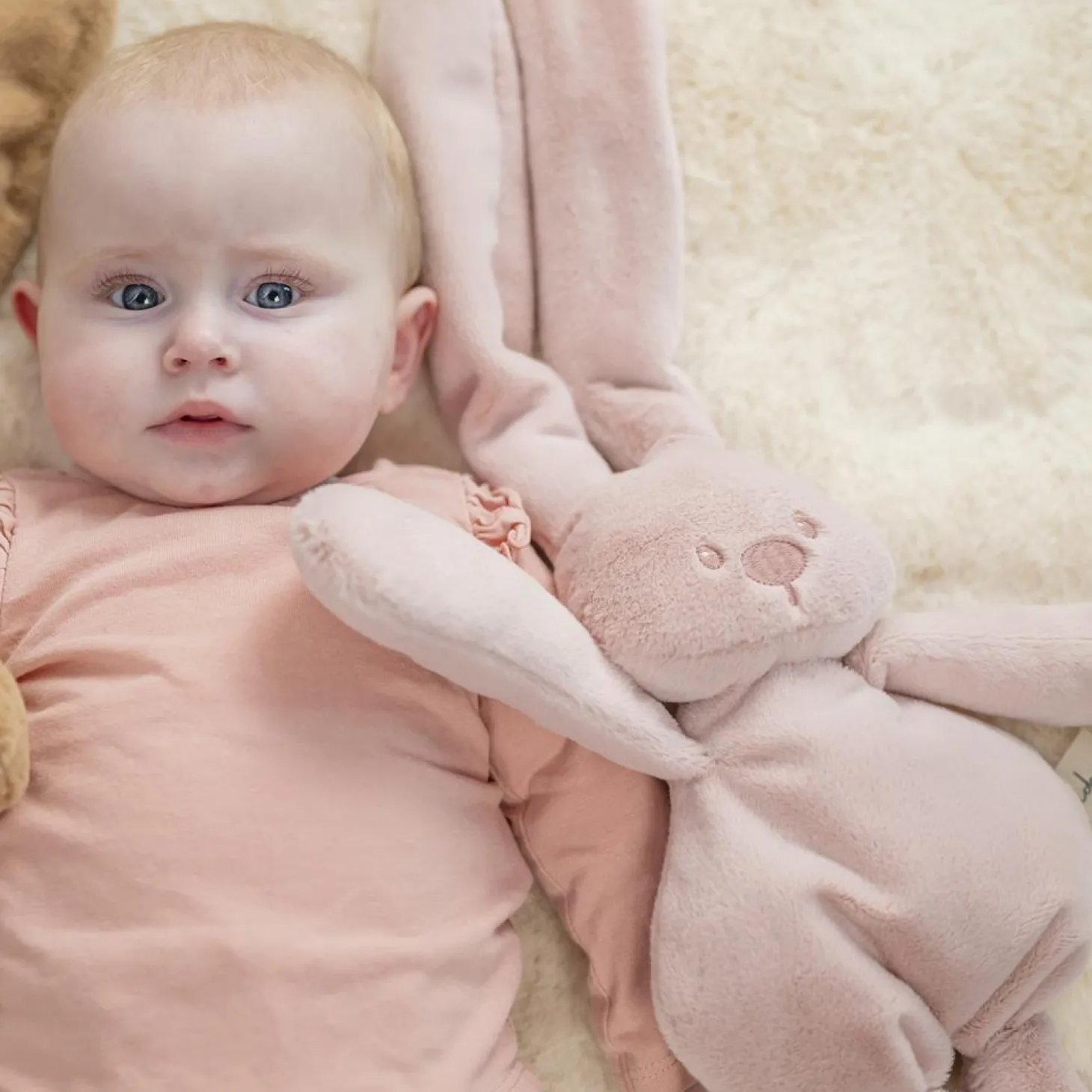 Nattou Peluche Lapidou Toudous Rose Poudré