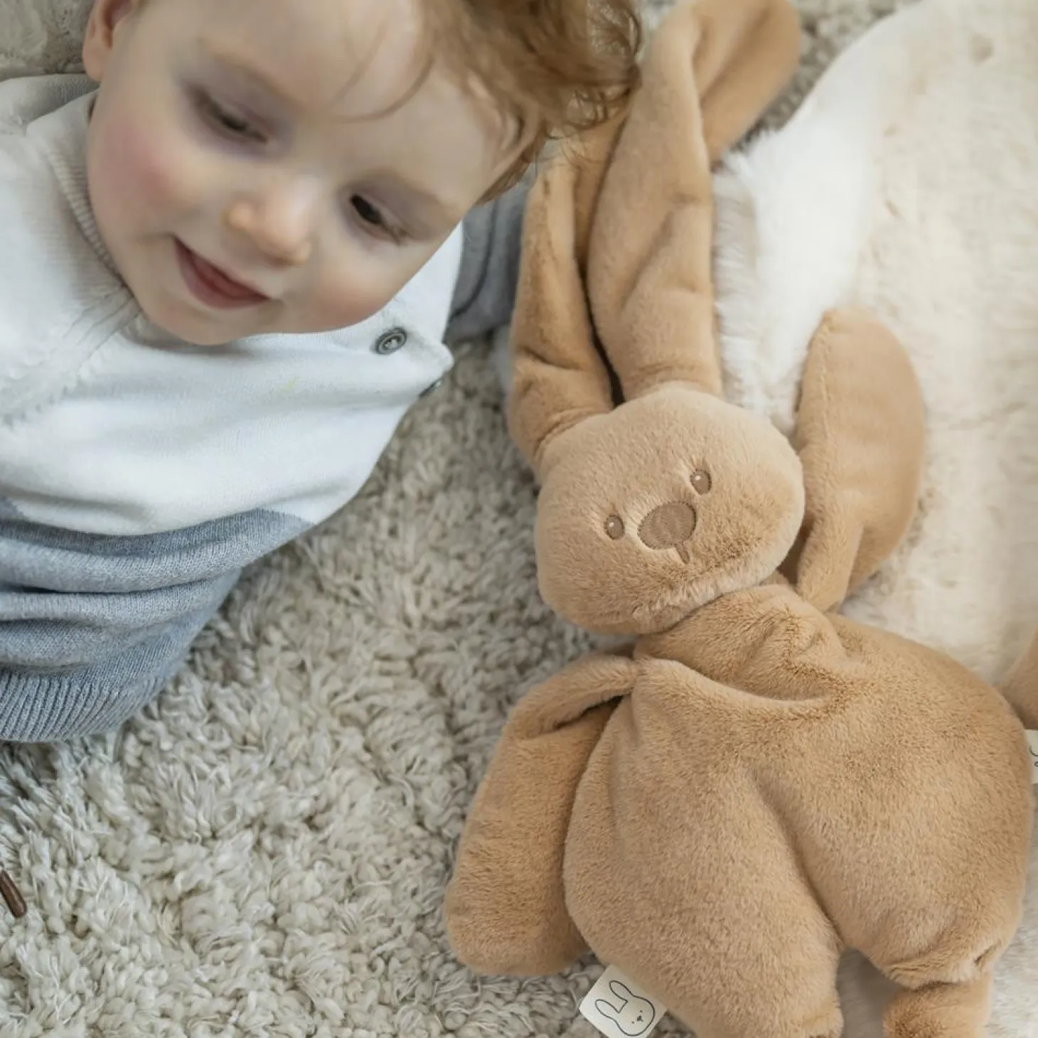 Nattou Peluche Lapidou Toudous Beige Ambré
