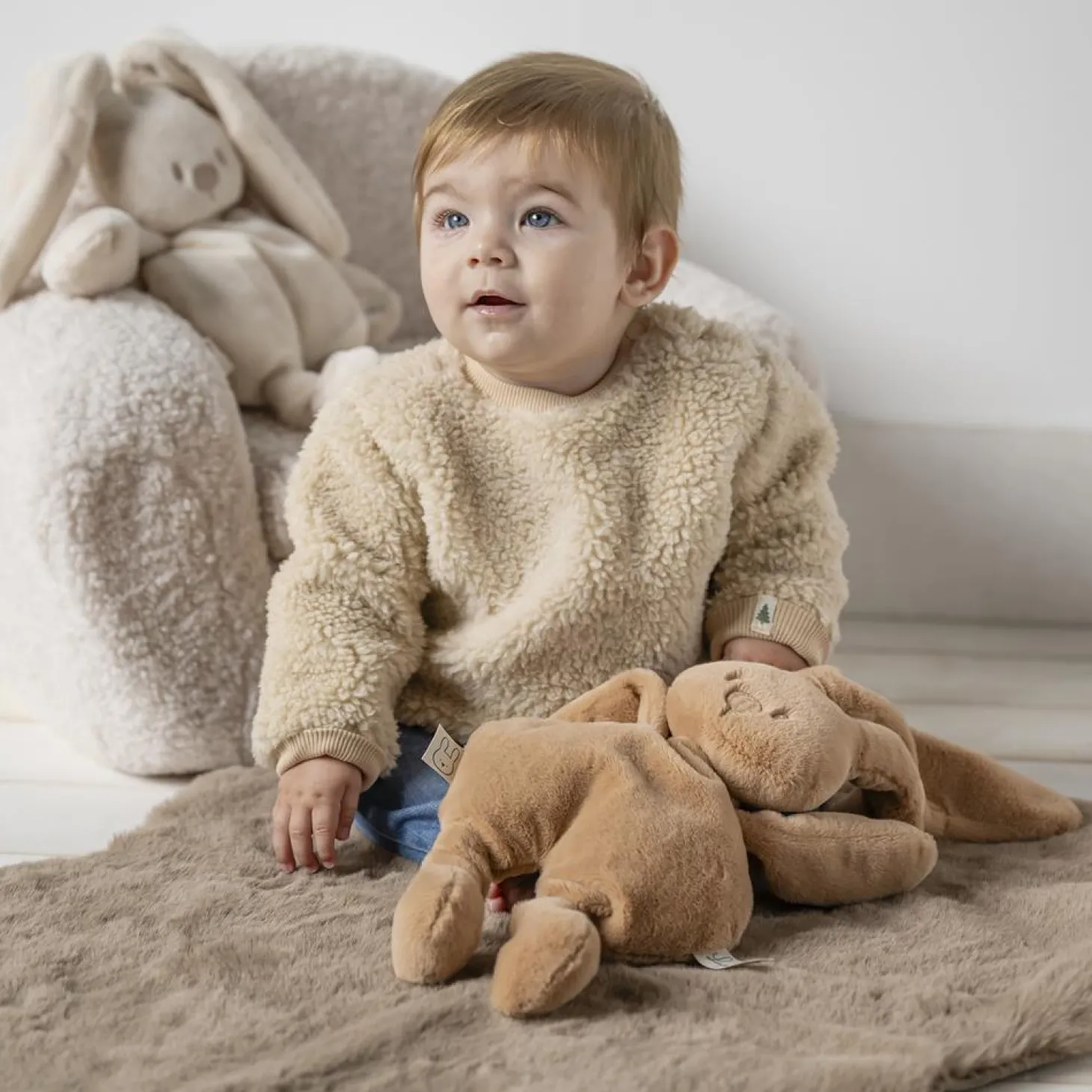 Nattou Peluche Lapidou Toudous Beige Ambré