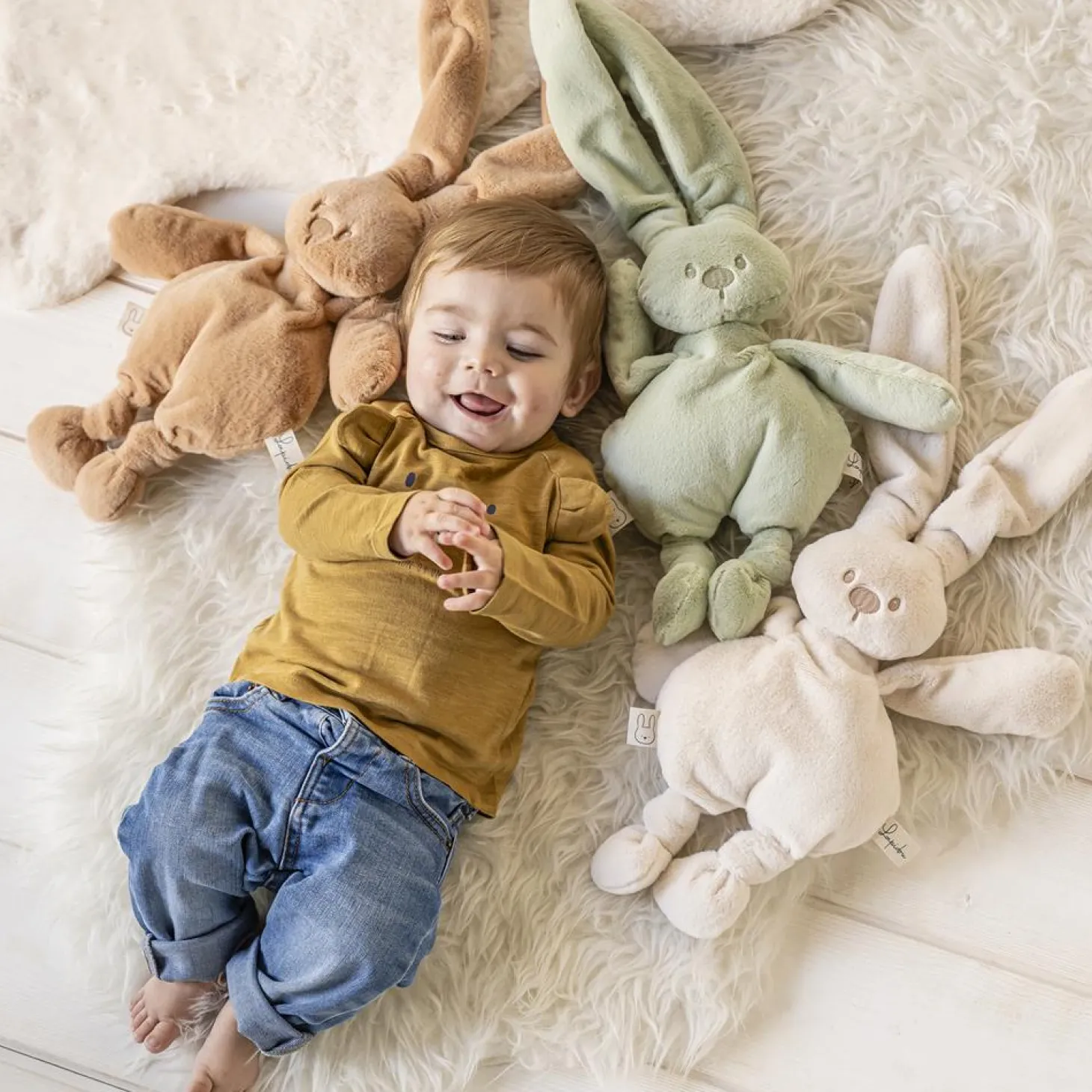 Nattou Peluche Lapidou Toudous Beige Ambré