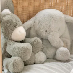 Nattou Peluche Loulou Éléphant Vert tilleul
