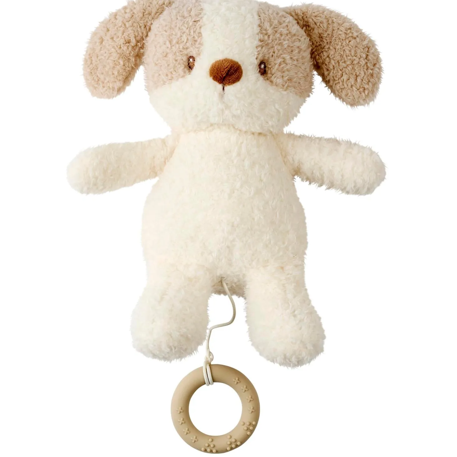 Nattou Peluche musicale Bébé Chien Bouclette Teddy Ecru