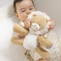 Nattou                    Peluche musical lion Ernest    Beige
