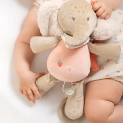 Nattou                    Peluche musical éléphant Oli    Rose