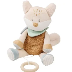 Nattou                    Peluche musical renard Flo    Marron