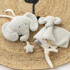 Nattou                    Peluche musical Teddy    Tête Elephant Gris