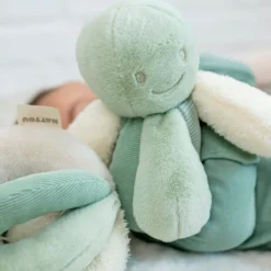 Nattou Peluche Pieuvre activité Lapidou Vert tilleul