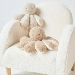 Nattou                    Peluche pieuvre d'activité Teddy    Caramel