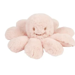 Nattou Peluche Pieuvre hochet longs poils Lapidou Rose poudré
