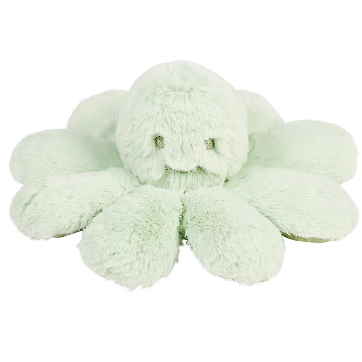 Nattou Peluche Pieuvre hochet longs poils Lapidou Vert tilleul