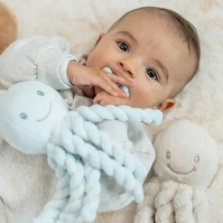Nattou                    Peluche Pieuvre Lapidou    Bleu ciel