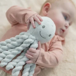 Nattou                    Peluche Pieuvre Lapidou    Bleu ciel