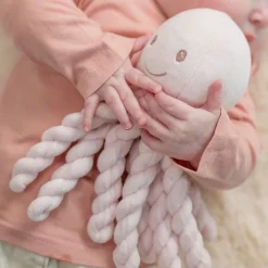 Nattou Peluche Pieuvre Lapidou Rose pastel