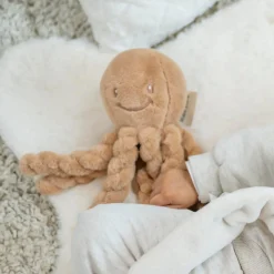 Nattou Peluche Pieuvre Toudous Lapidou Beige ambré