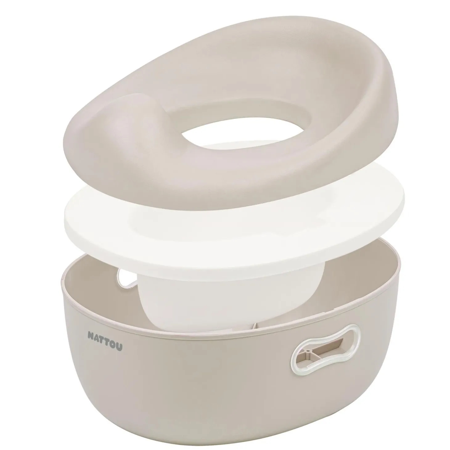 Nattou Pot pour bébé 3 en 1 Potty Beige
