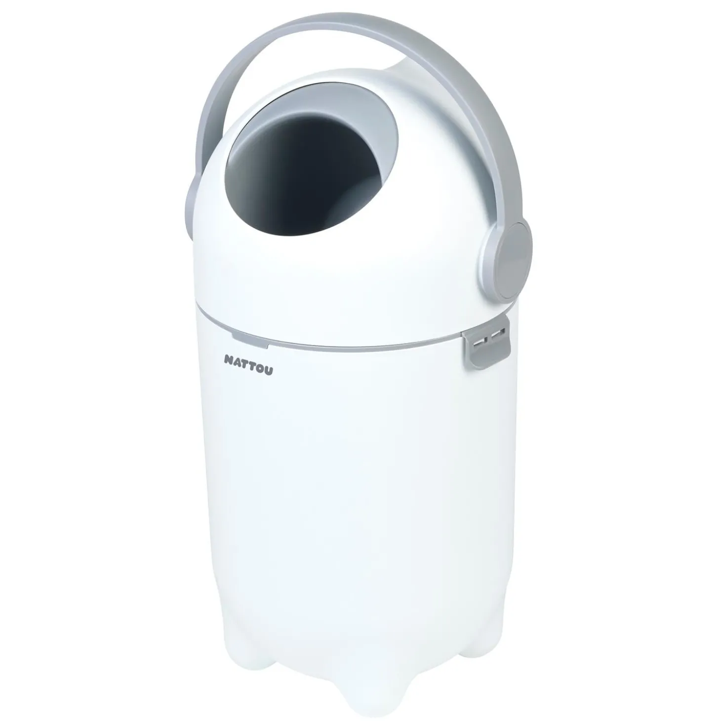 Nattou Poubelle à couche Dropy Blanc