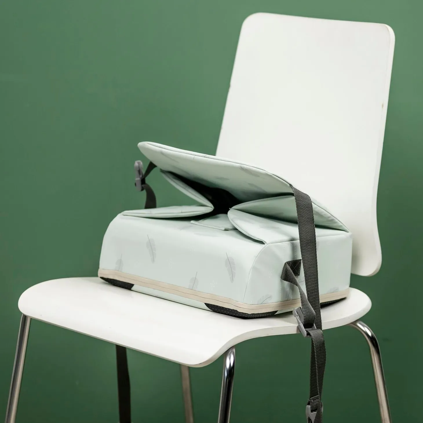 Nattou Réhausseur de chaise plumes Vert 6-36 mois