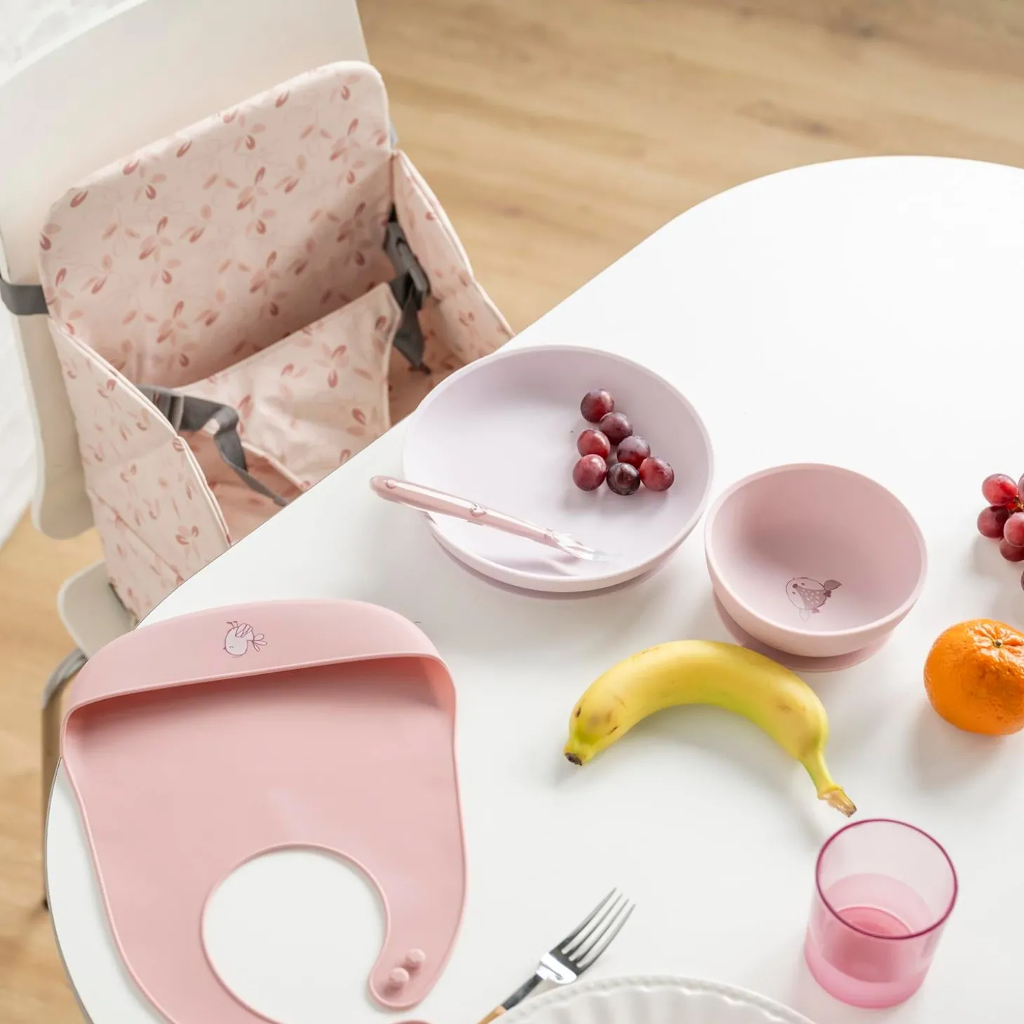 Nattou Réhausseur de chaise pétales Rose 6-36 mois