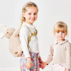 Nattou                    Sac à dos Peluche Lapin Teddy    Beige