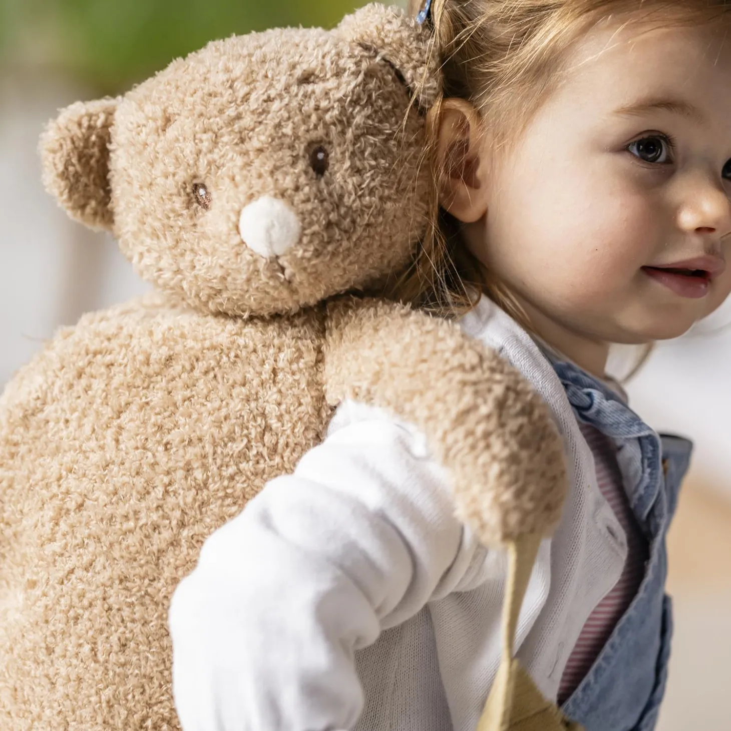 Nattou Sac à dos Peluche Ours Teddy Caramel