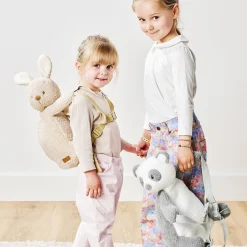 Nattou Sac à dos Peluche Panda Teddy Gris