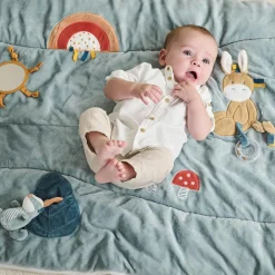 Nattou Tapis d'éveil Felix et Leo Multicolore 80x100 cm