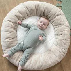Nattou Tapis Pouf avec Arches Loulou Vert/Sable