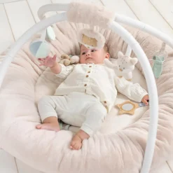 Nattou Tapis pouf avec arches Beige