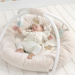 Nattou                    Tapis pouf avec arches    Beige