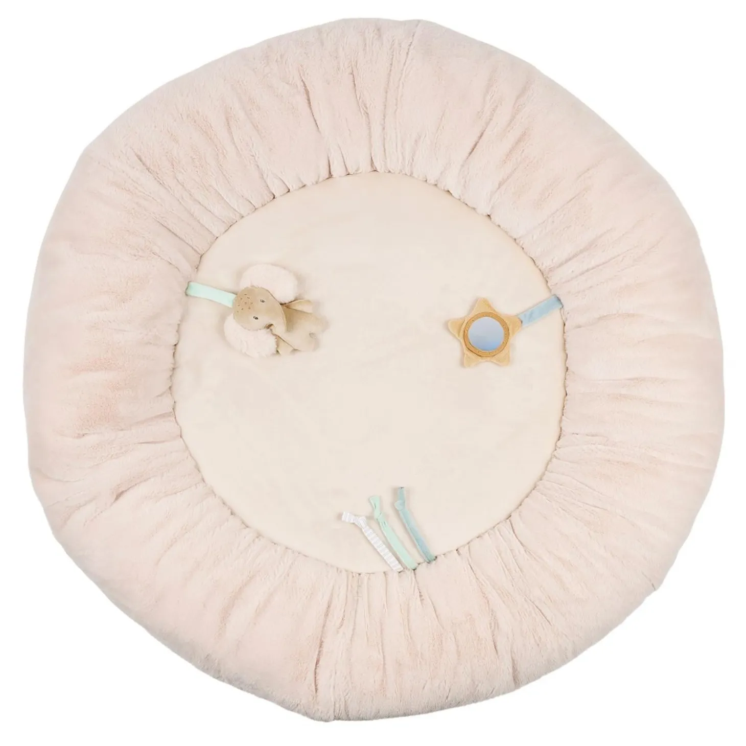 Nattou Tapis pouf avec arches Beige