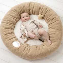 Nattou Tapis Teddy pouf avec arches naturel Beige