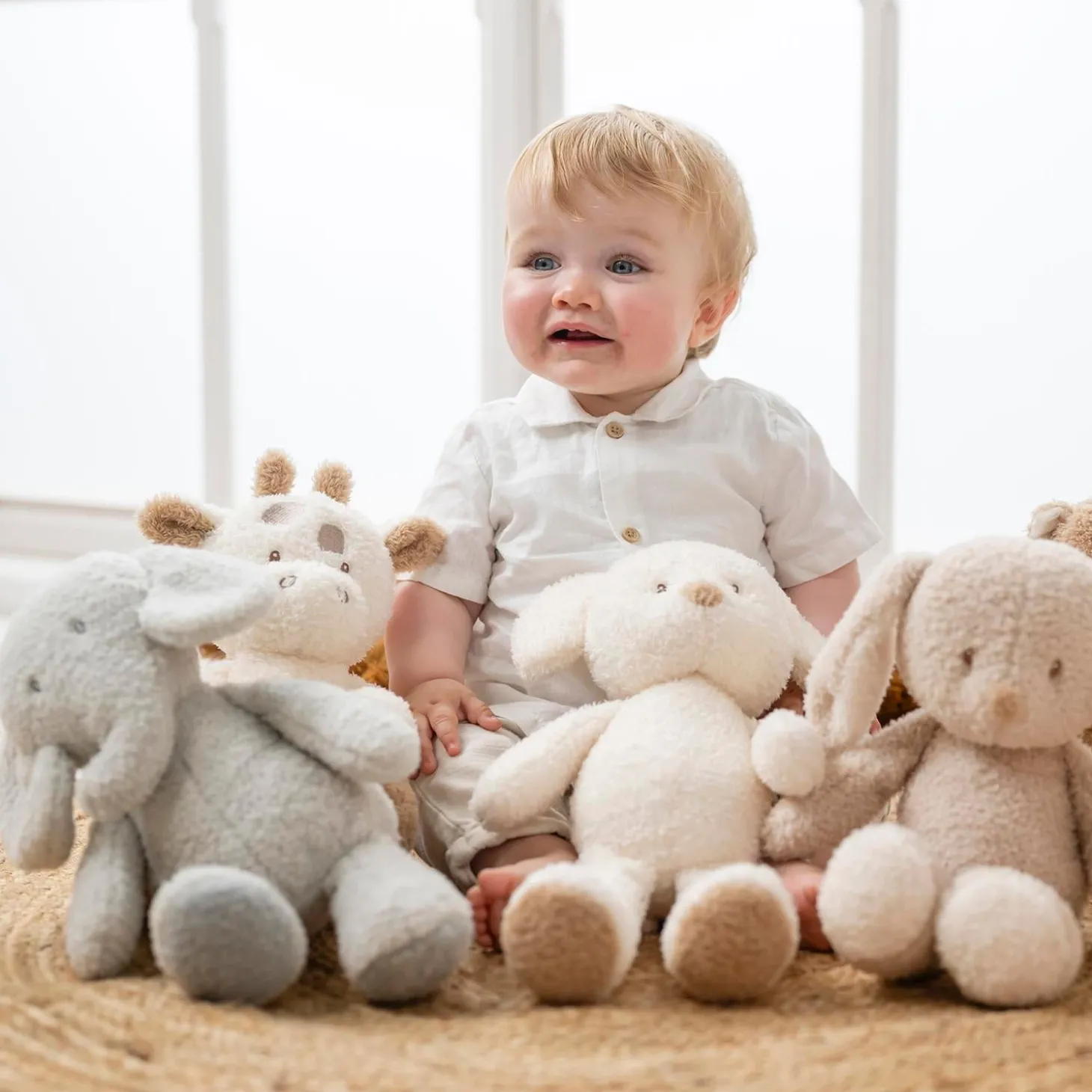 Nattou Teddy Peluche Elephant Gris