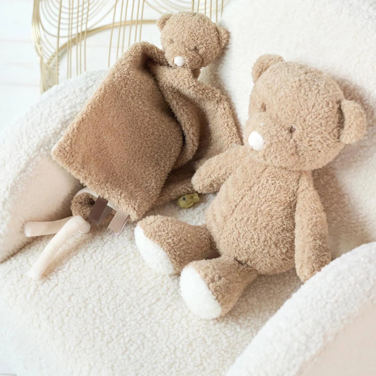 Nattou Teddy Peluche Ours Caramel