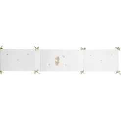Nattou                    Tour de Lit Velours Fanfan    Blanc            180 cm