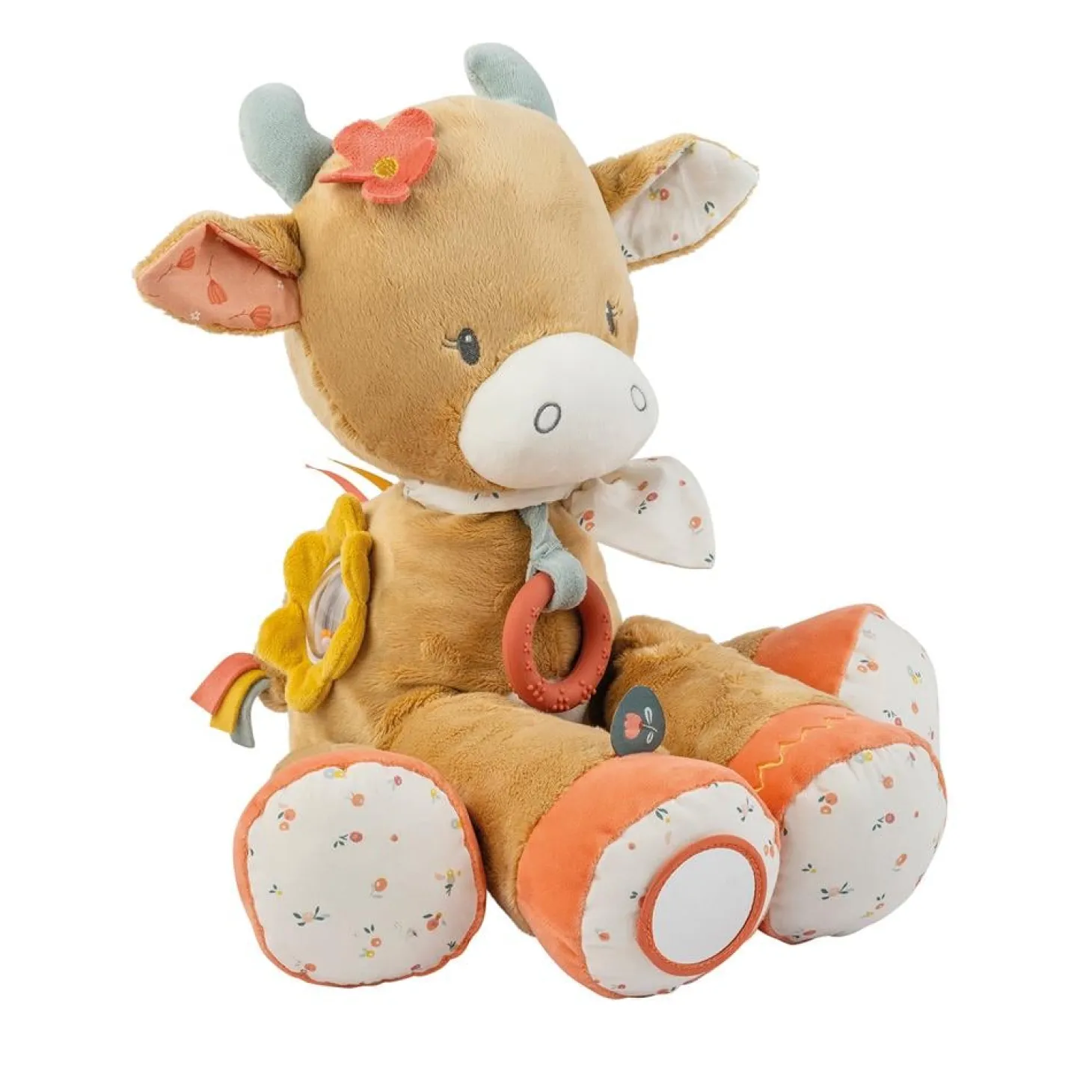 Nattou Vache d'activités Mila, Zoé et Lana Multicolore