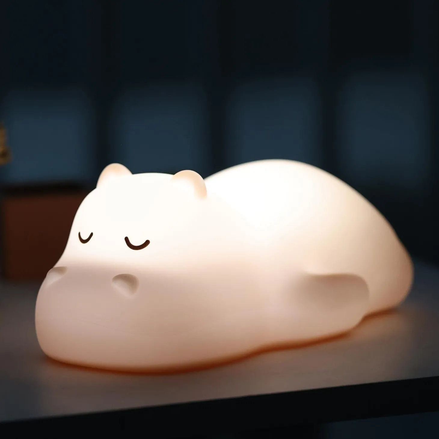 Nattou Veilleuse Hippo Beige