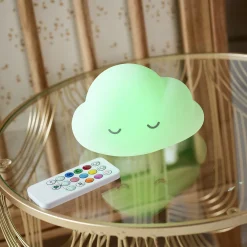 Nattou                    Veilleuse nuage avec télécommande    Blanc