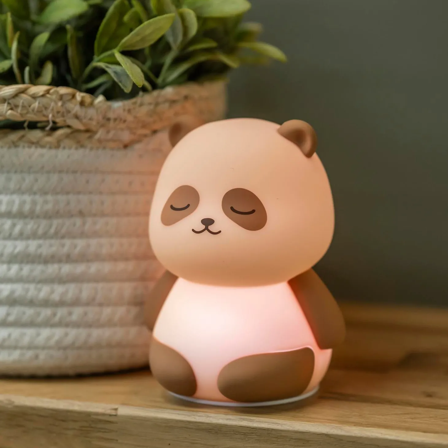 Nattou Veilleuse panda Blanc/Brun