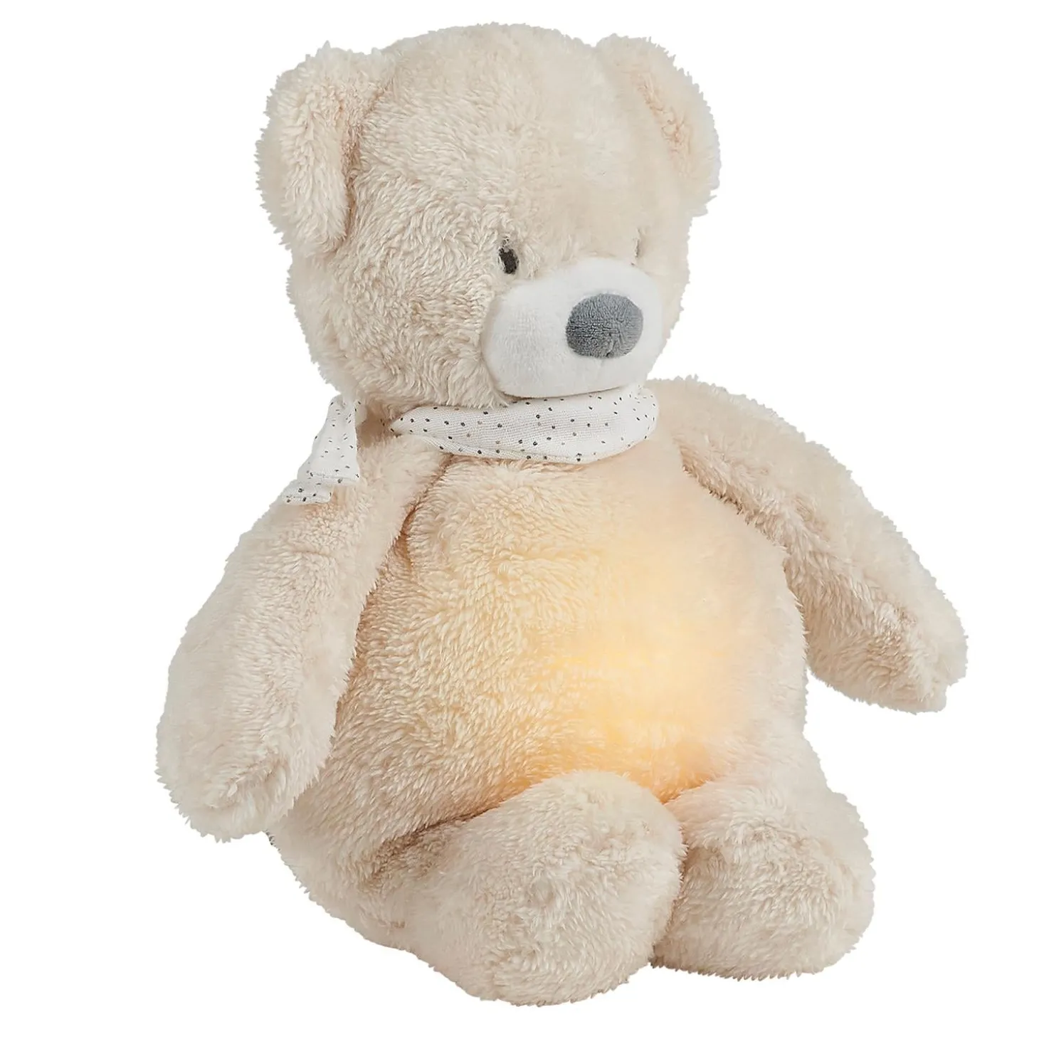 Nattou Veilleuse peluche Ours Sleepy Beige Clair