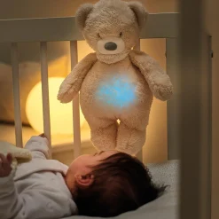 Nattou Veilleuse peluche Ours Sleepy Beige Clair
