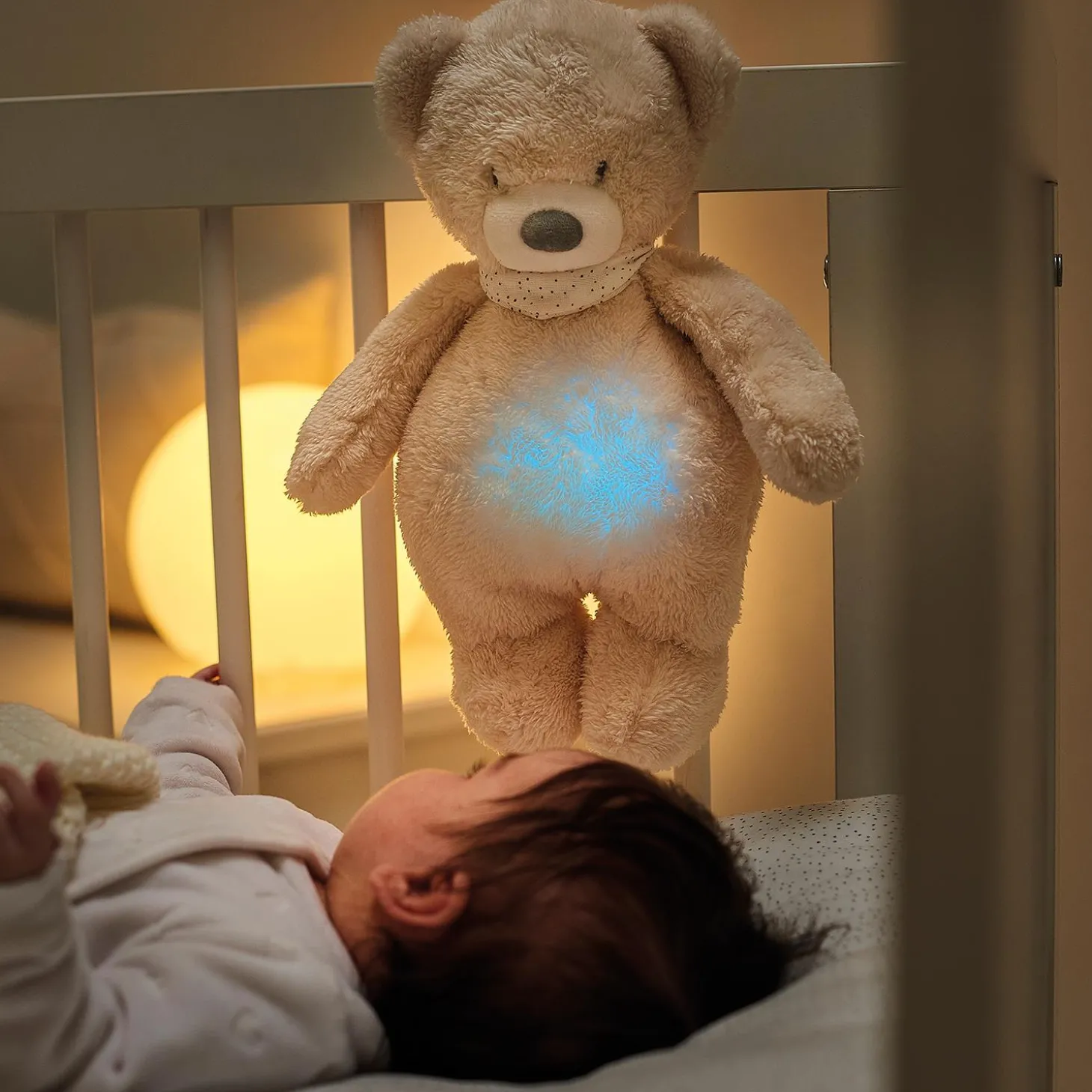 Nattou Veilleuse peluche Ours Sleepy Beige Clair
