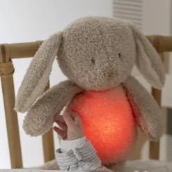 Nattou                    Veilleuse peluche teddy Sleepy    Lapin Beige