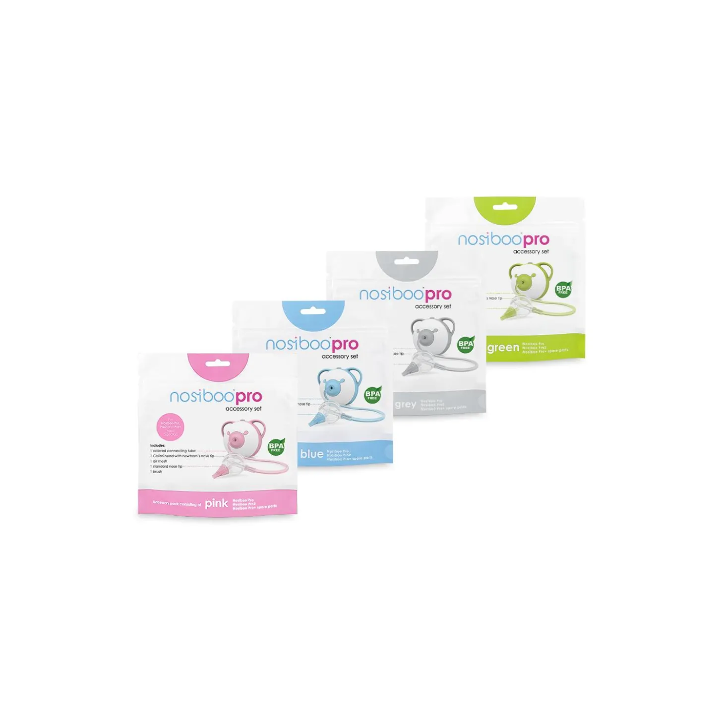 Nosiboo Set ensemble d'accessoires Nosiboo Pro Rose