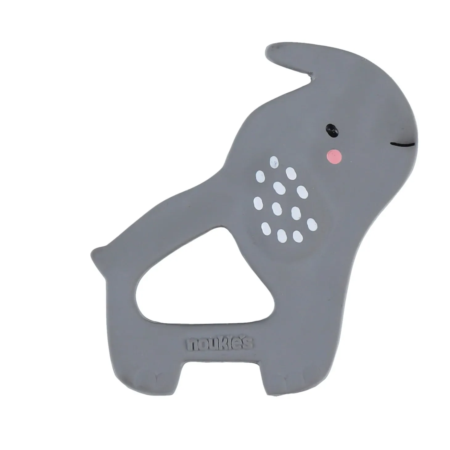 Noukie's Anneau dentition caoutchouc Mix and Match Gris
