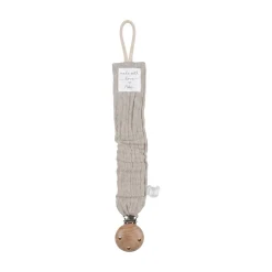 Noukie's Attache tétine Coton Bio Greige