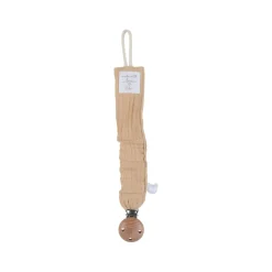 Noukie's Attache tétine Coton Bio Beige