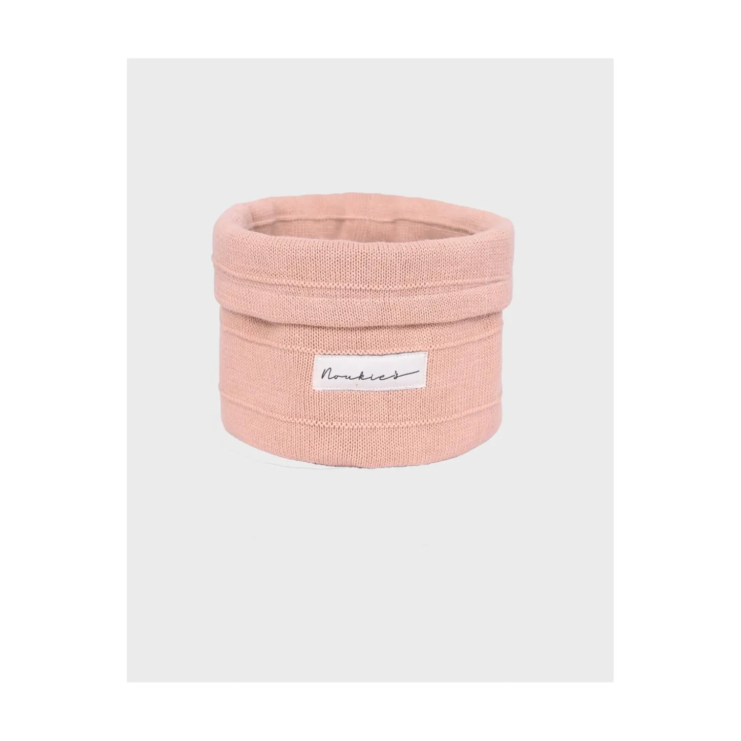 Noukie's Beauty case en tricot bio M&M25 Rose