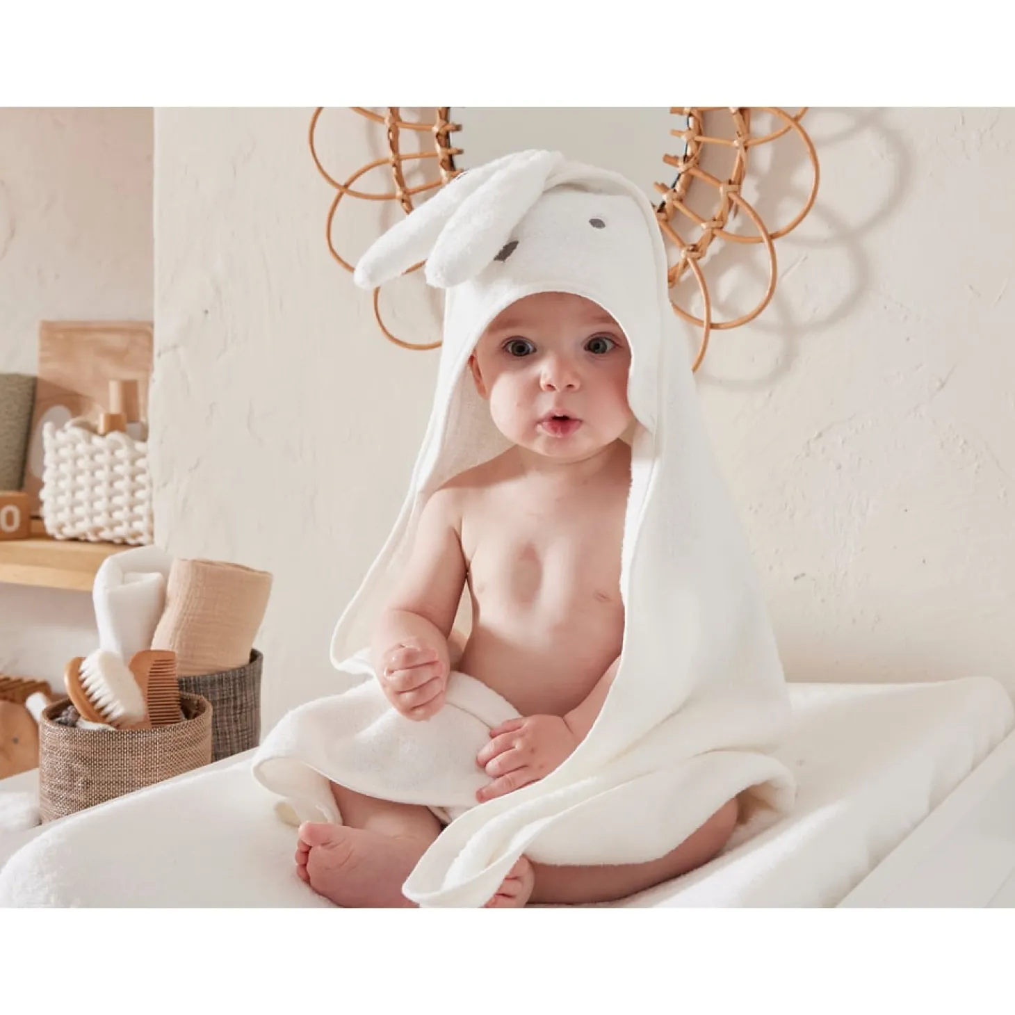 Noukie's Cape de bain Bali & Moka Snow Blanc