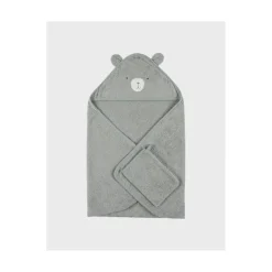 Noukie's Cape de bain Orso F&O Vert 75x75 cm