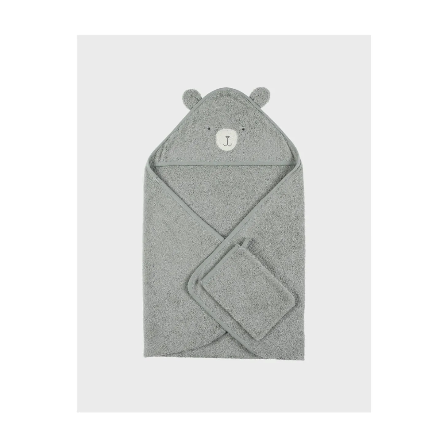 Noukie's Cape de bain Orso F&O Vert 75x75 cm
